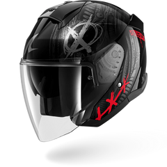Shark Skwal Jet SHIEVER Black Anthracite Red (KAR)