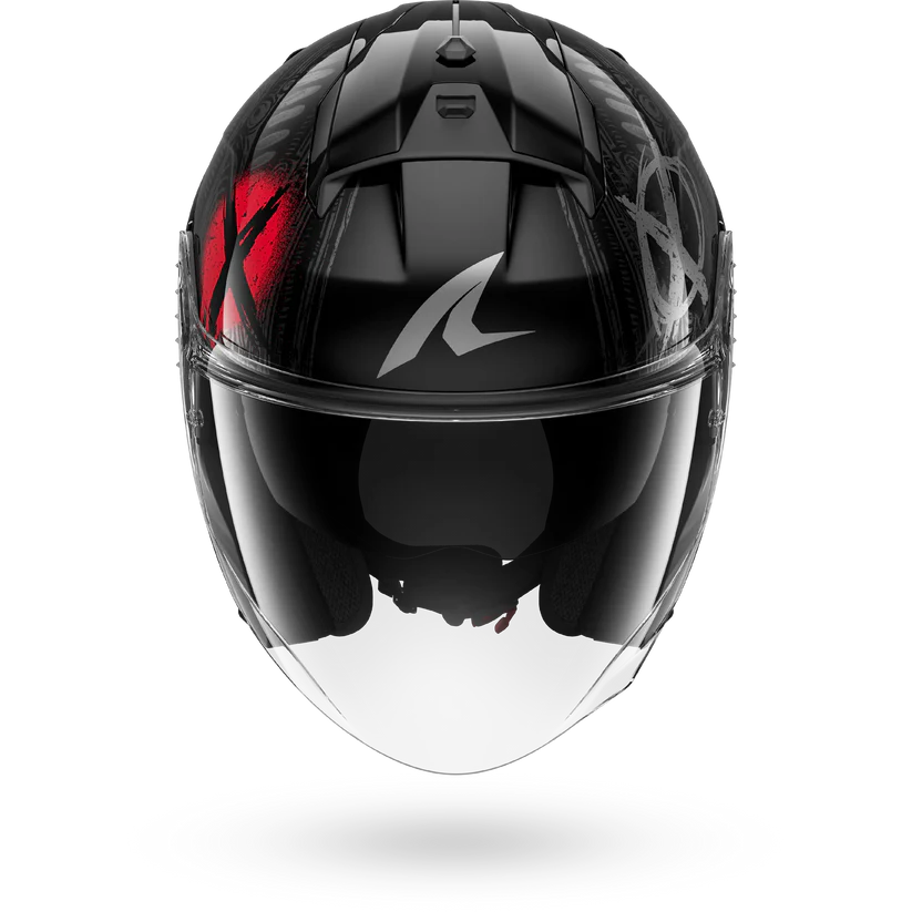 Shark Skwal Jet SHIEVER Black Anthracite Red (KAR)