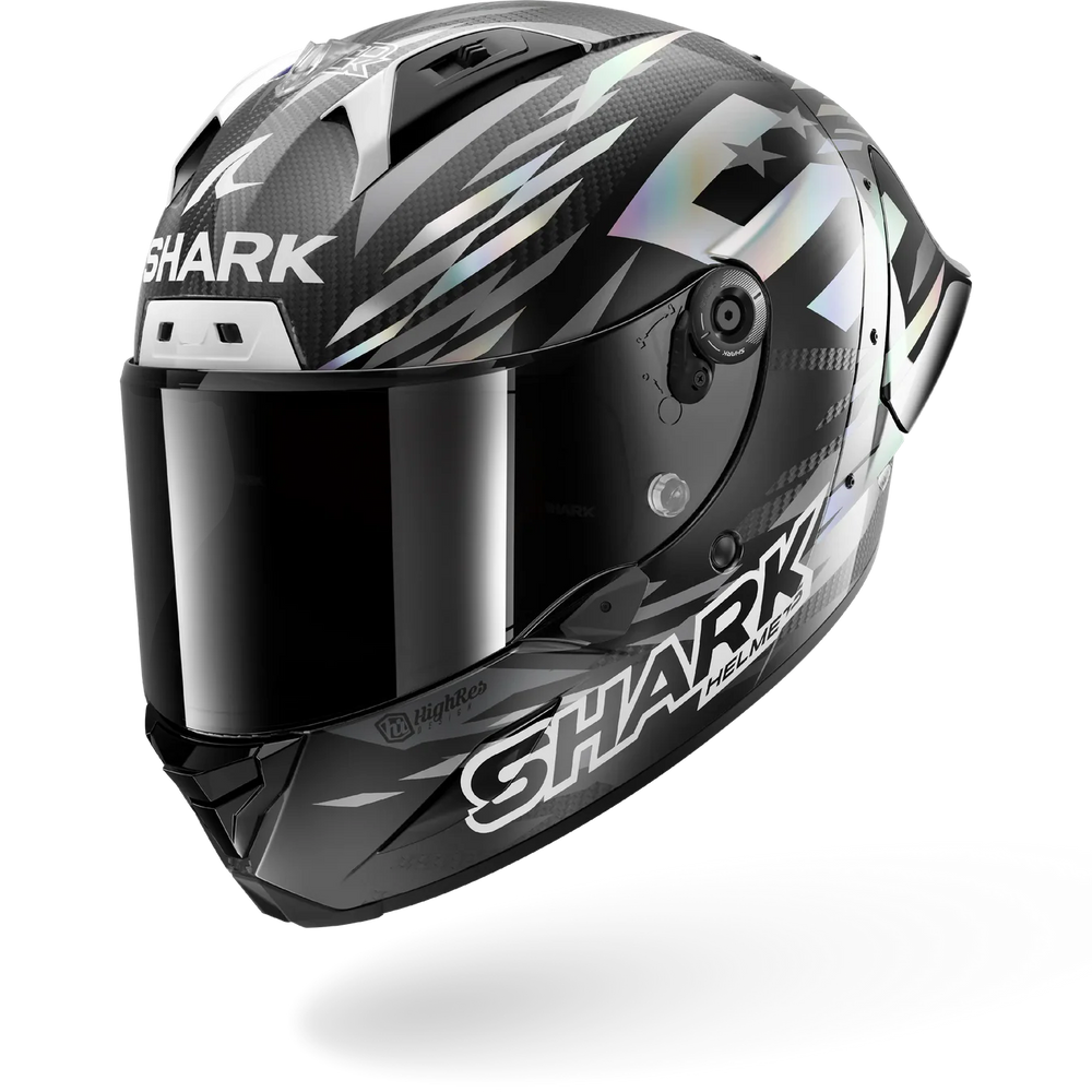 SHARK Aeron GP FIM Racing #2 Replica Zarco Winter Test 2026 Carbon Anthracite Chrome (DAU)