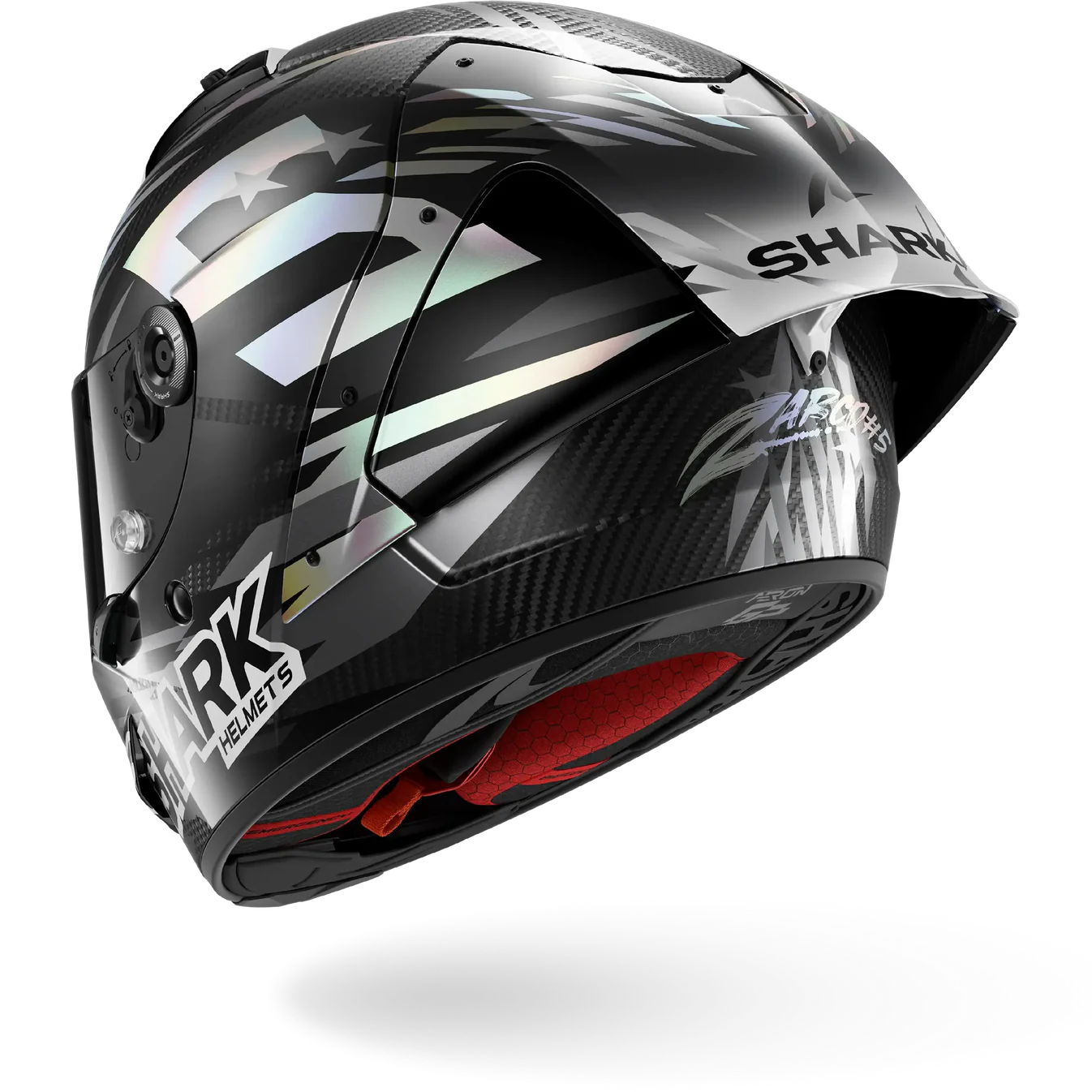 SHARK Aeron GP FIM Racing #2 Replica Zarco Winter Test 2026 Carbon Anthracite Chrome (DAU)