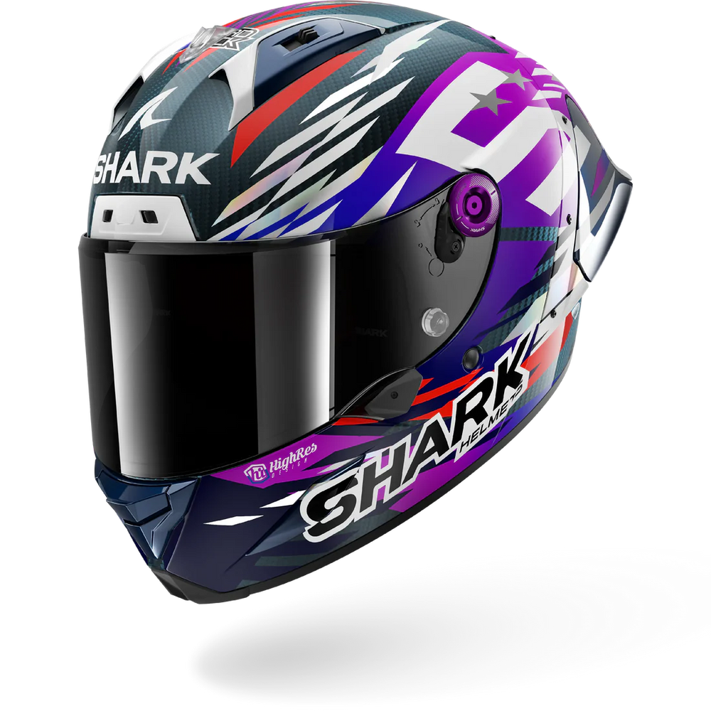 Shark Aeron GP FIM Racing #2 Zarco Signature 2026 Carbon Violet Chrome (DVU)
