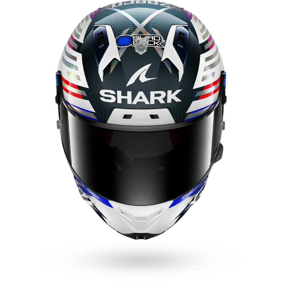 SHARK Aeron GP FIM Racing #2 Replica Zarco GP DE France 2026 Carbon Chrome Red (DUR)