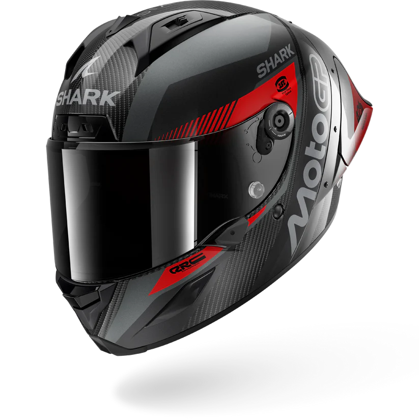 Shark Aeron-GP FIM RACING #2 MOTOGP Carbon Anthracite Red (DAR)