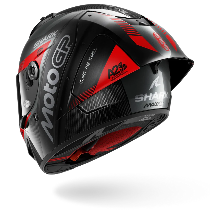 Shark Aeron-GP FIM RACING #2 MOTOGP Carbon Anthracite Red (DAR)