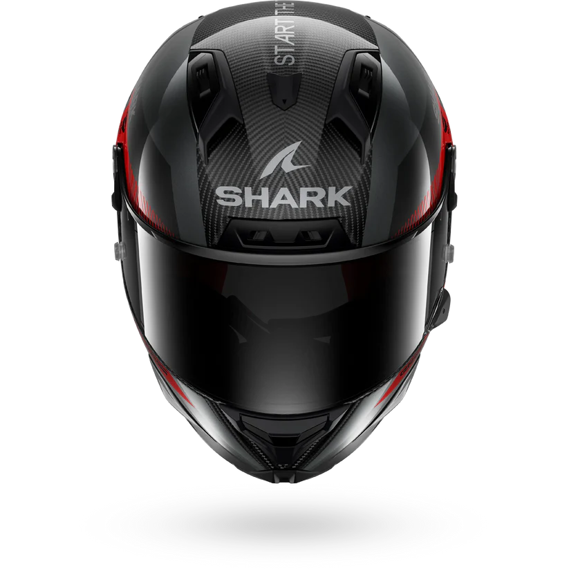 Shark Aeron-GP FIM RACING #2 MOTOGP Carbon Anthracite Red (DAR)