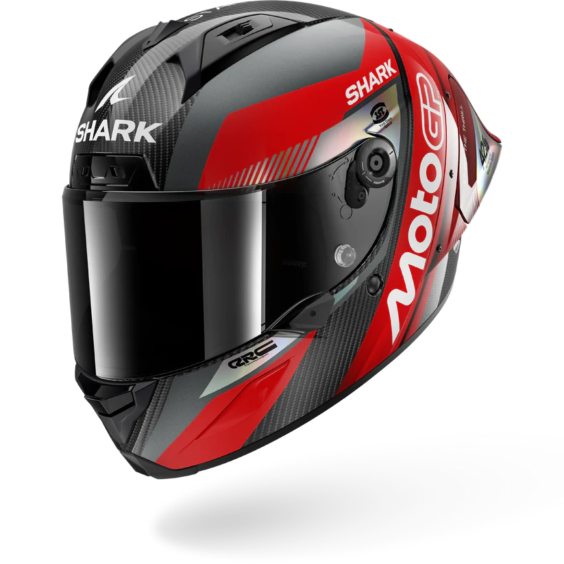 Shark Aeron-GP FIM RACING #2 MOTOGP Carbon Red Chrome (DRU)