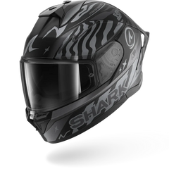 Shark Skwal Cup SPEED-FANCY Mat Black Anthracite Silver (KAS)