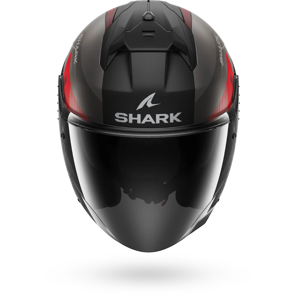Shark Skwal Jet Cup MOTOGP MATTE BLACK ANTHRACITE RED (KAR)