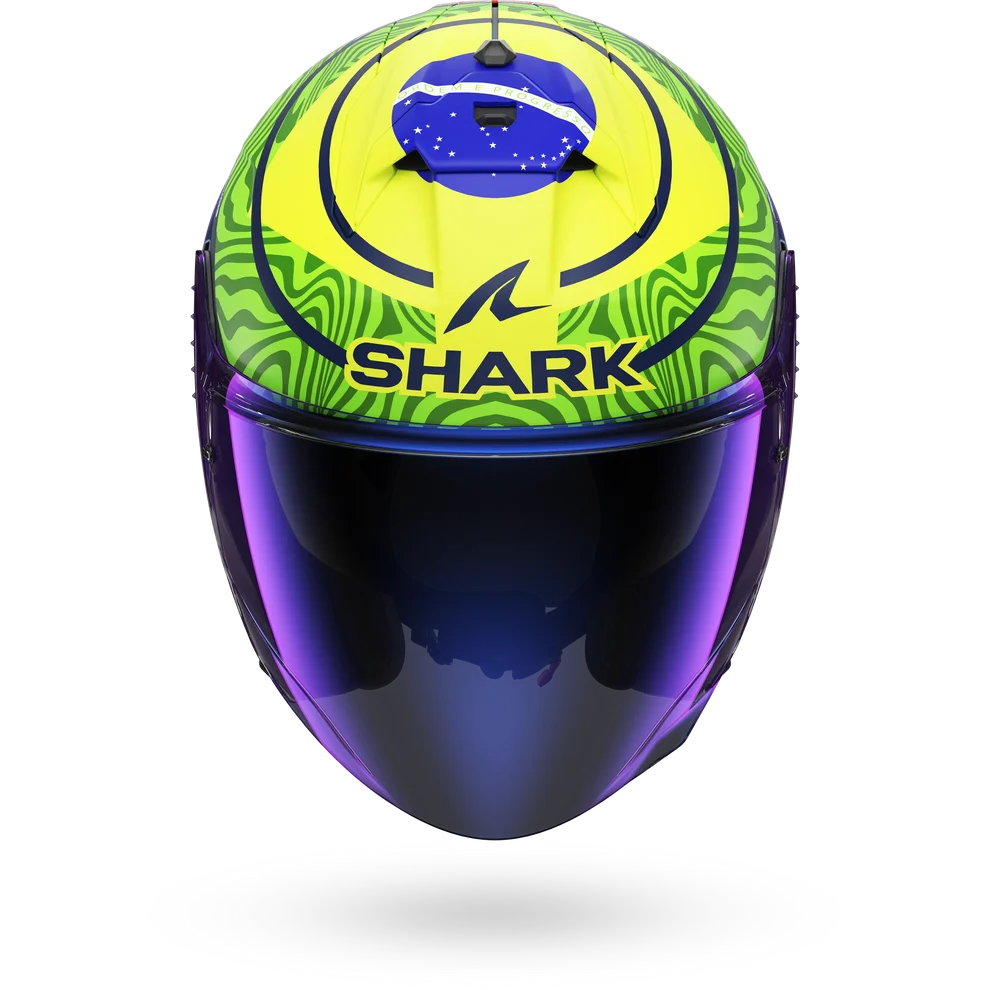 Shark Skwal Jet Cup REPLICA GRANADO MATT Blue Green Yellow (BGY)