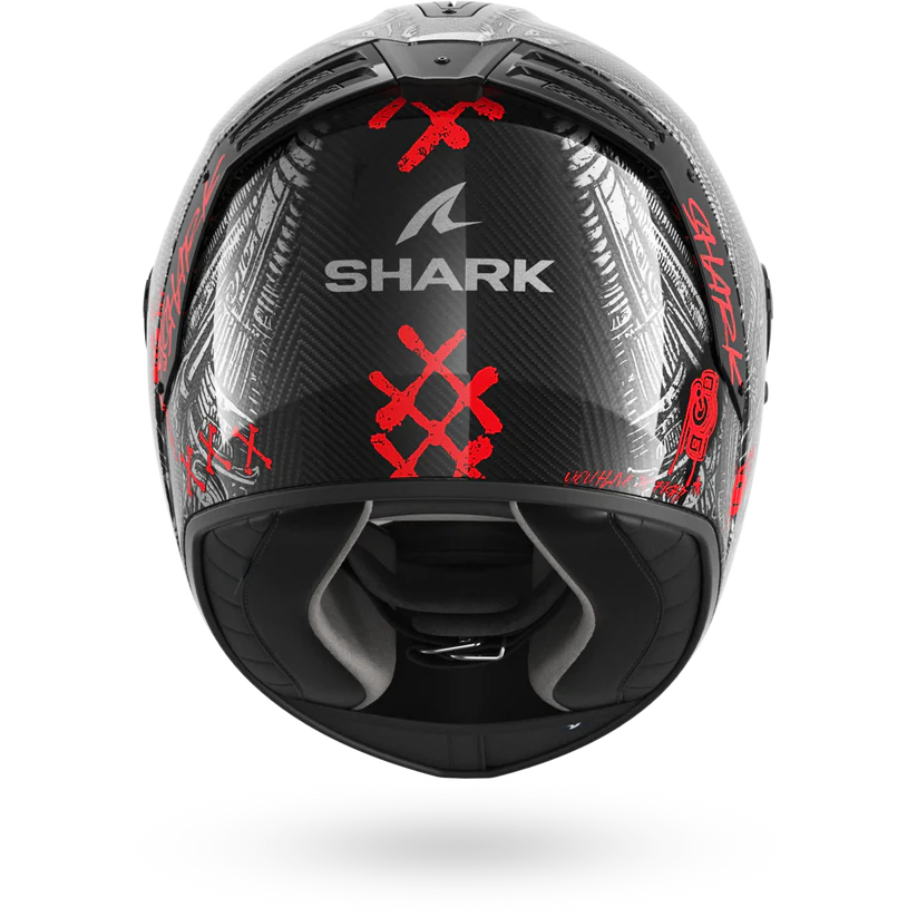 Shark Spartan RS Carbon SHIEVER Carbon Anthracite Red (DAR)