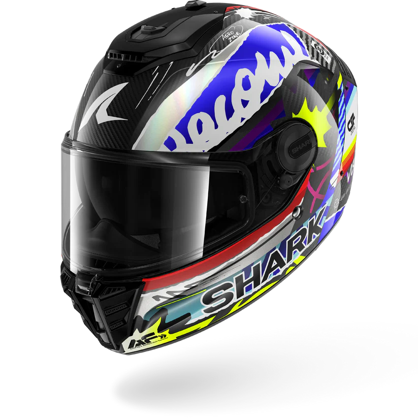 Shark Spartan RS CARBON STREETRUSH Carbon Blue Chrome (DBU)