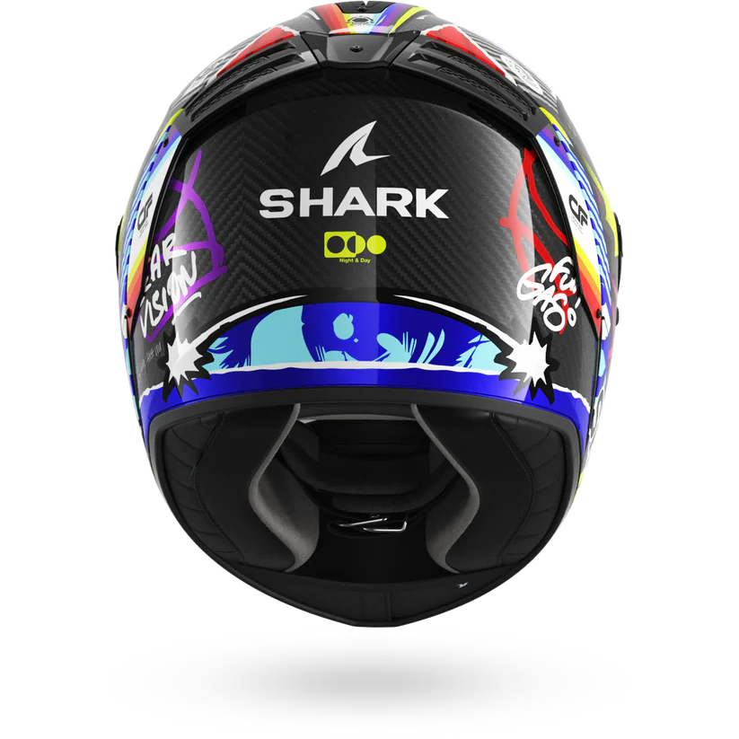 Shark Spartan RS CARBON STREETRUSH Carbon Blue Chrome (DBU)