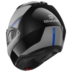 Shark EVO GT Sean Black/Gray Modular Helmet (KSB)