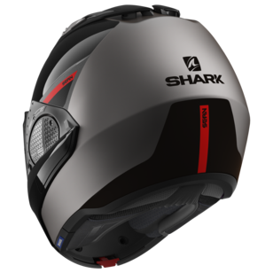 Shark EVO GT Sean Matt Black/Gray Modular Helmet (AKR)