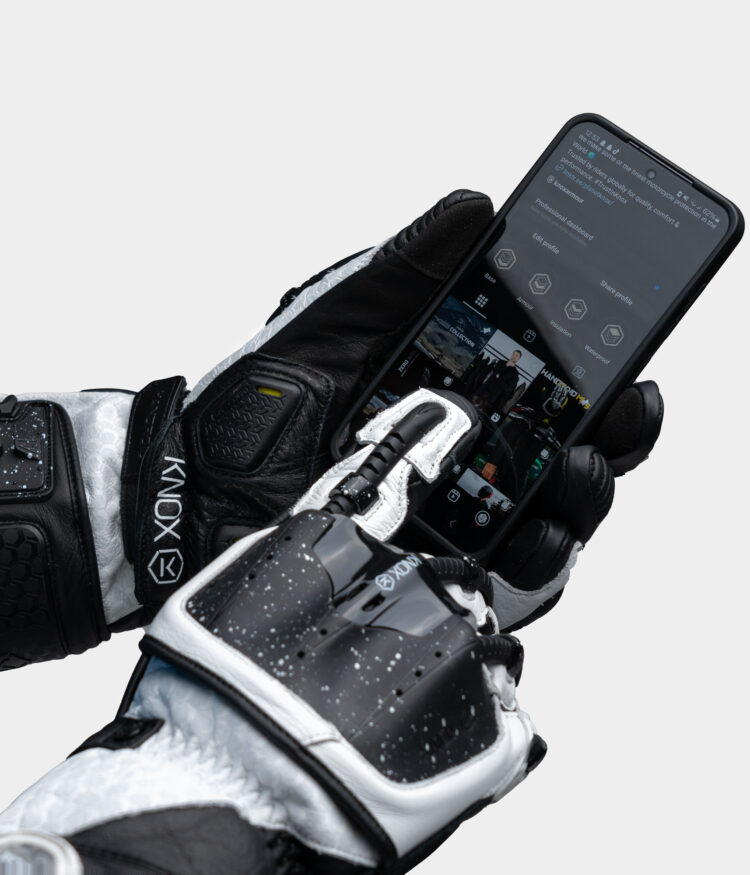 Knox Handroid Gloves MK5 – Black/White