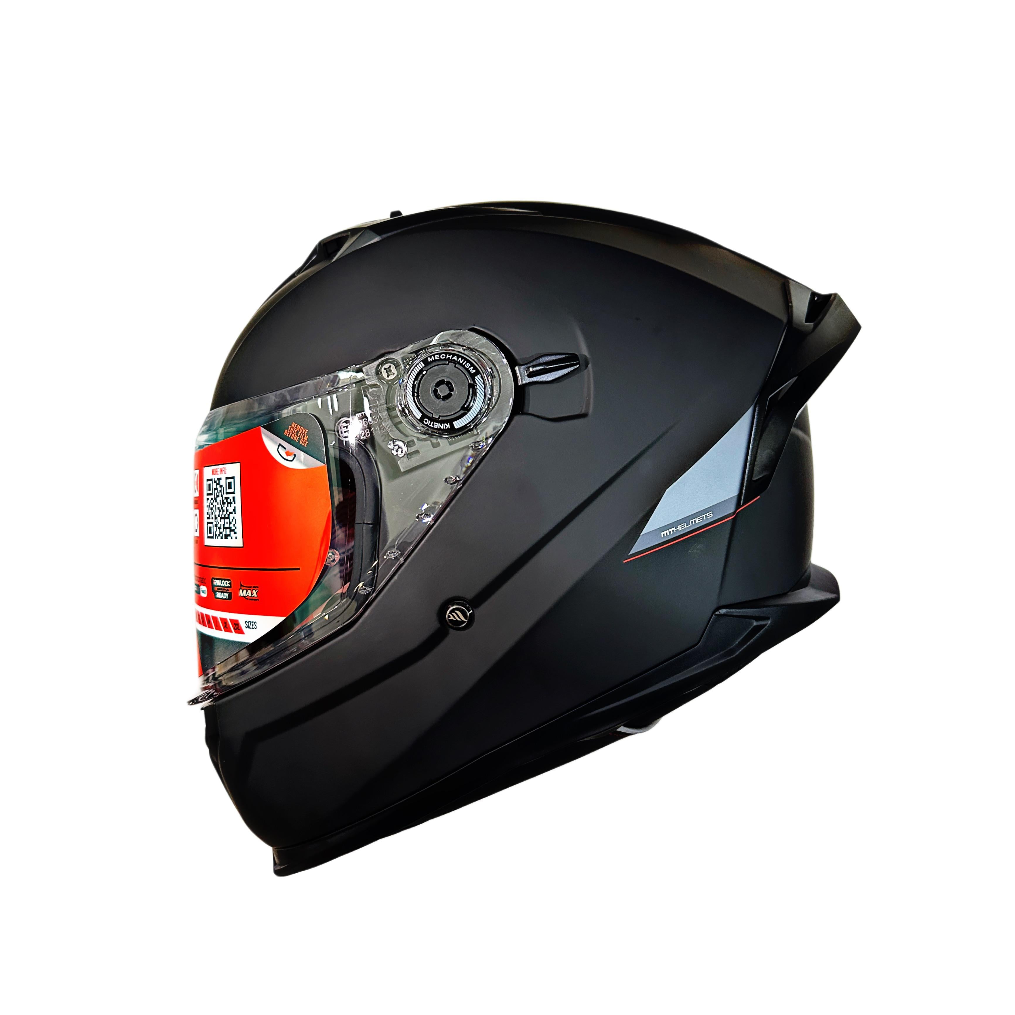 MT Helmets Braker SV A1 Matt Black