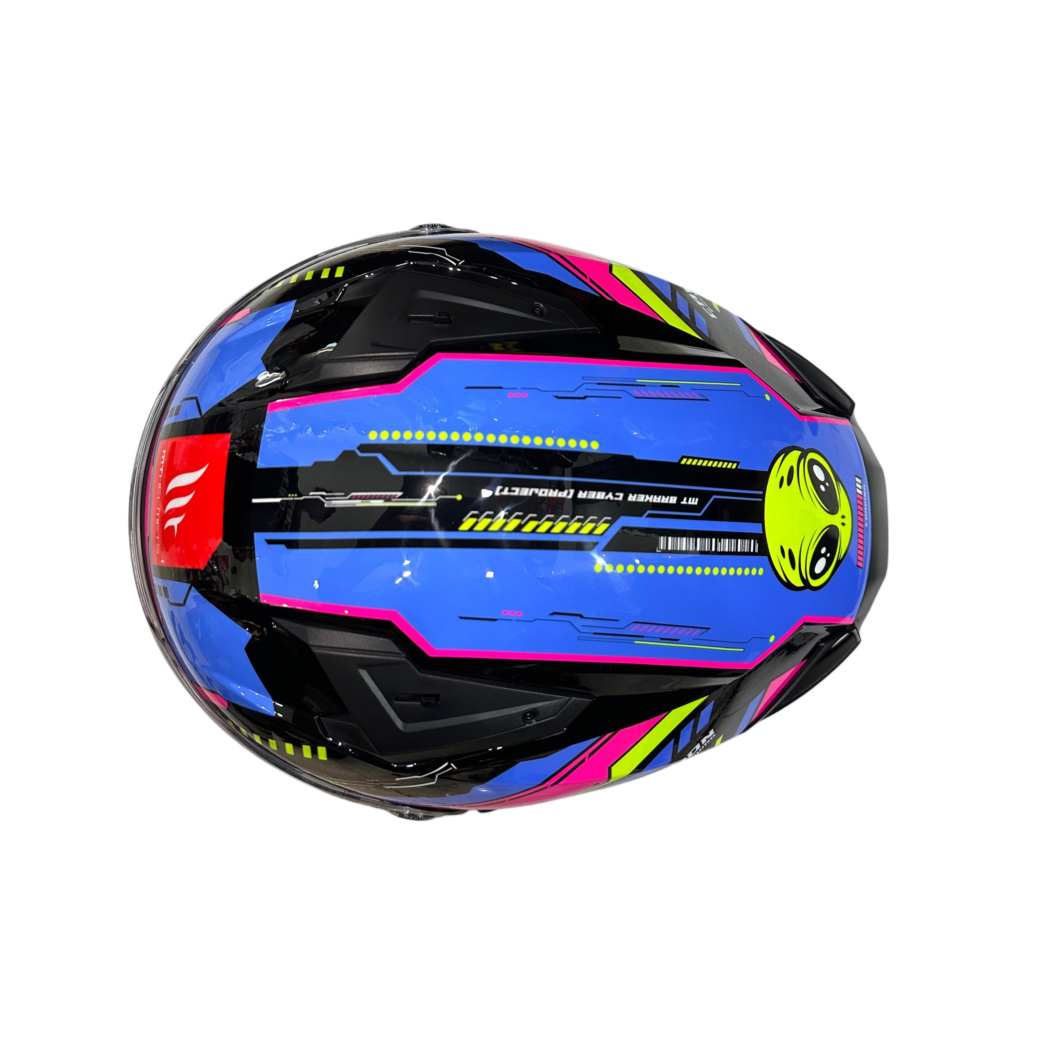 MT Helmets Braker SV Cyber B83 Gloss