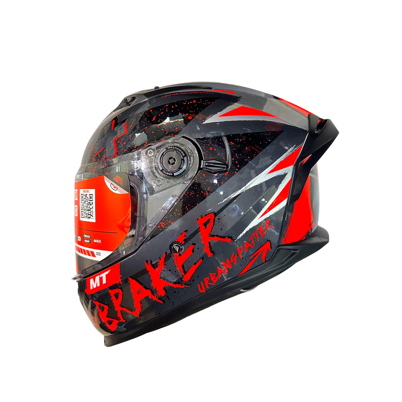 MT Helmets Braker SV Urbanspatter D5 Gloss