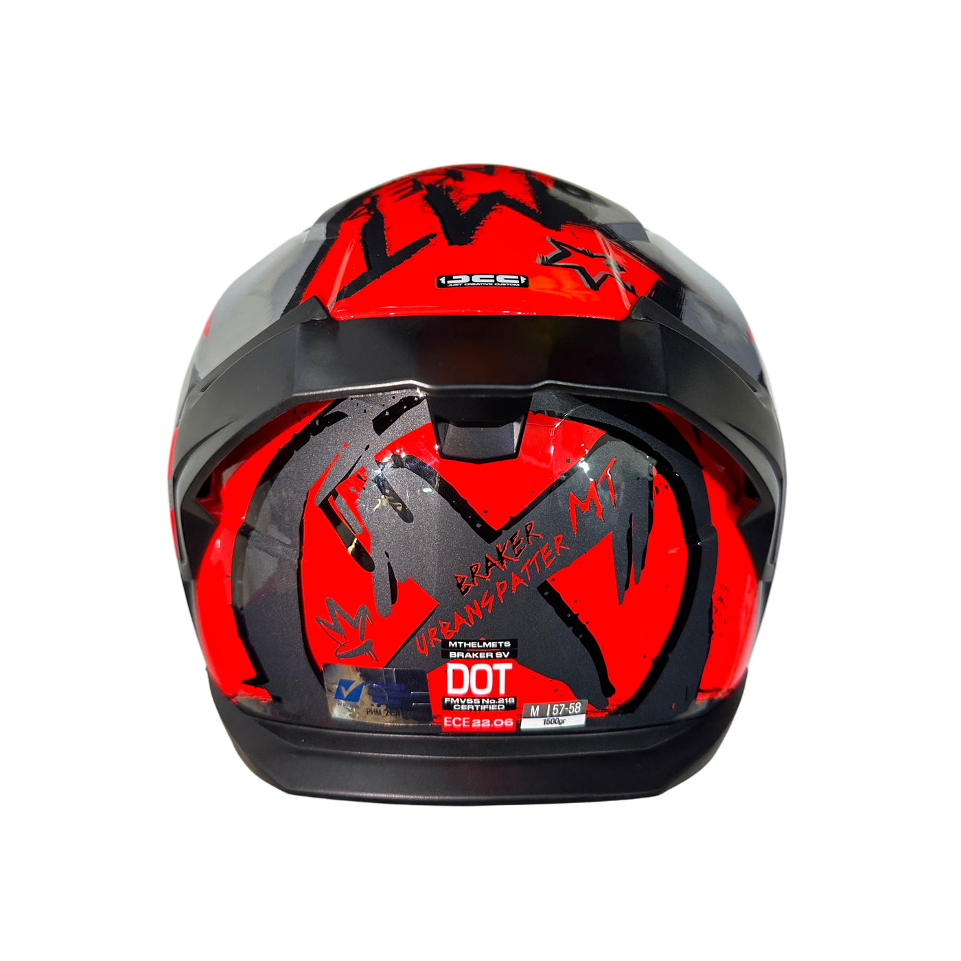 MT Helmets Braker SV Urbanspatter D5 Gloss