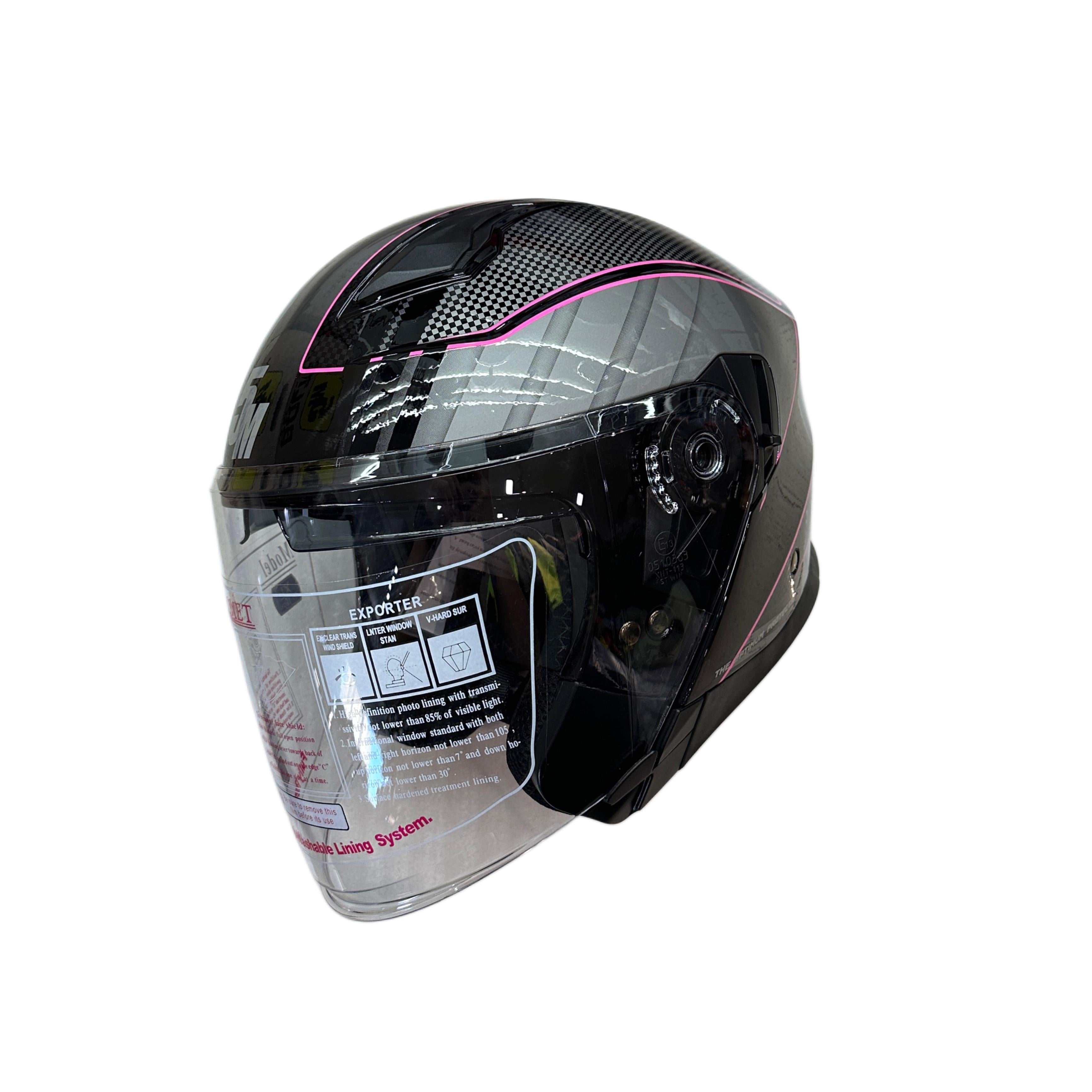 5M Boltz Graphic Gloss Pink Helmet