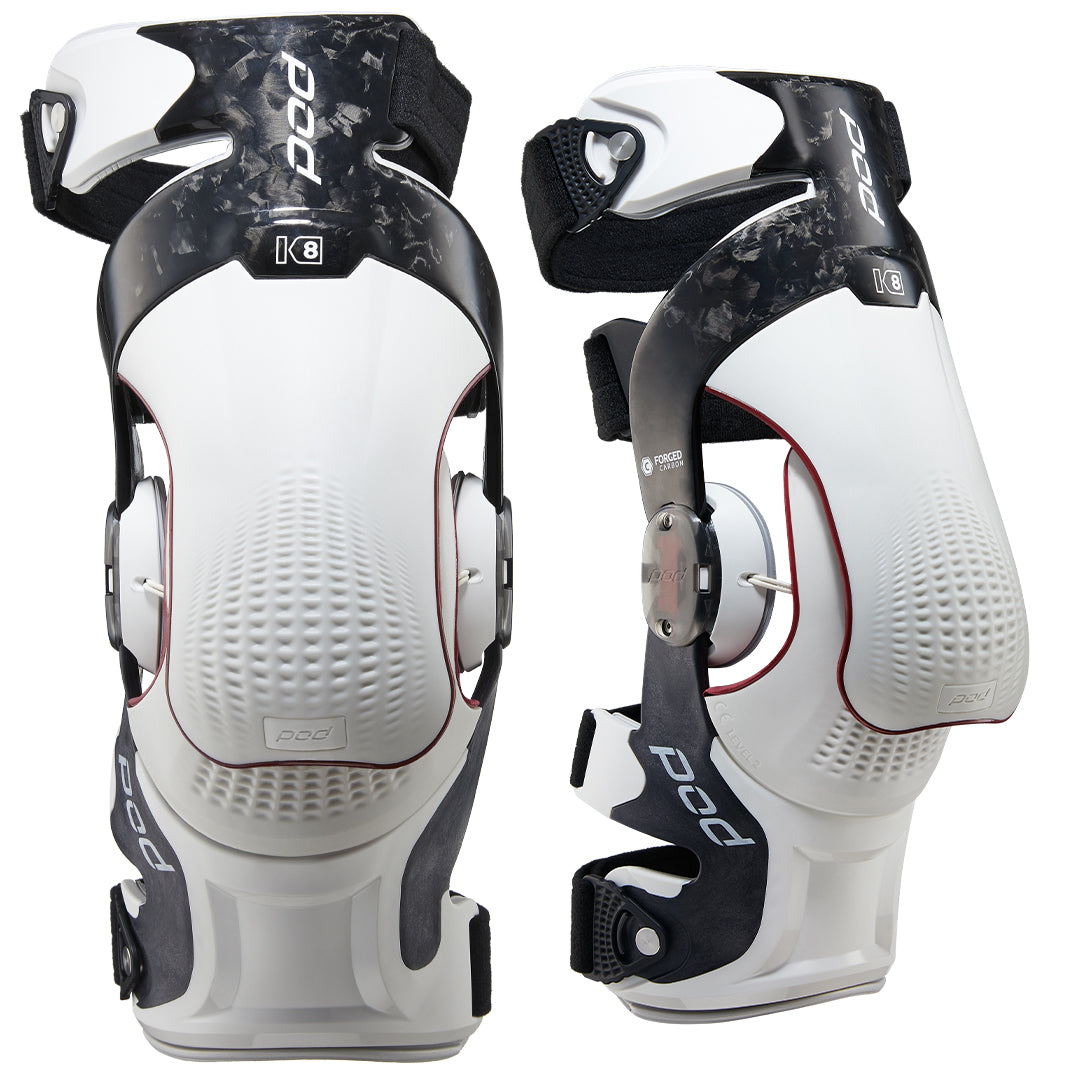 Pod K8 3.0 Knee Brace Pair White