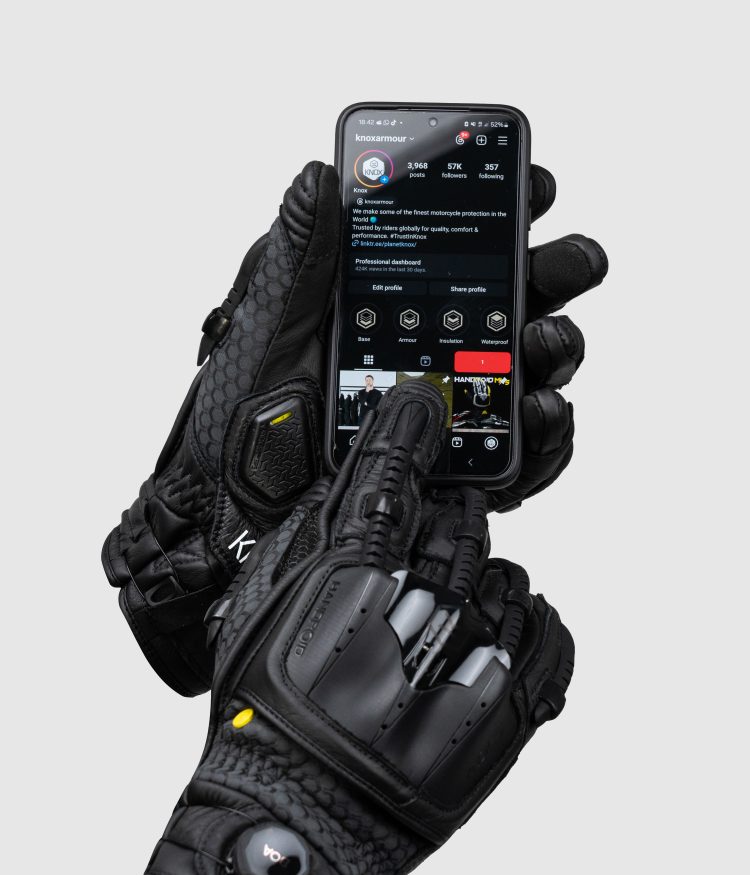 Knox Handroid Pod Black Gloves MK5