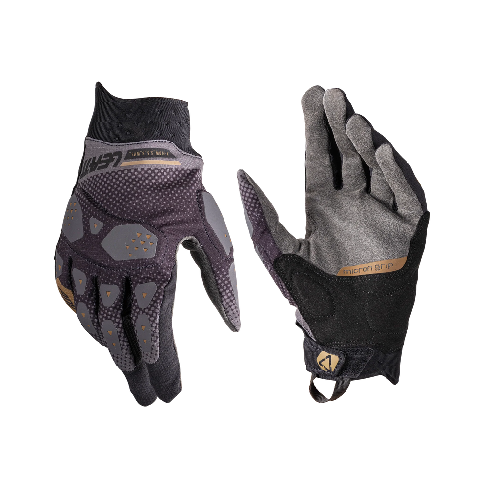 Leatt ADV X-Flow 5.5 Women's Short Glove - Stealth Black