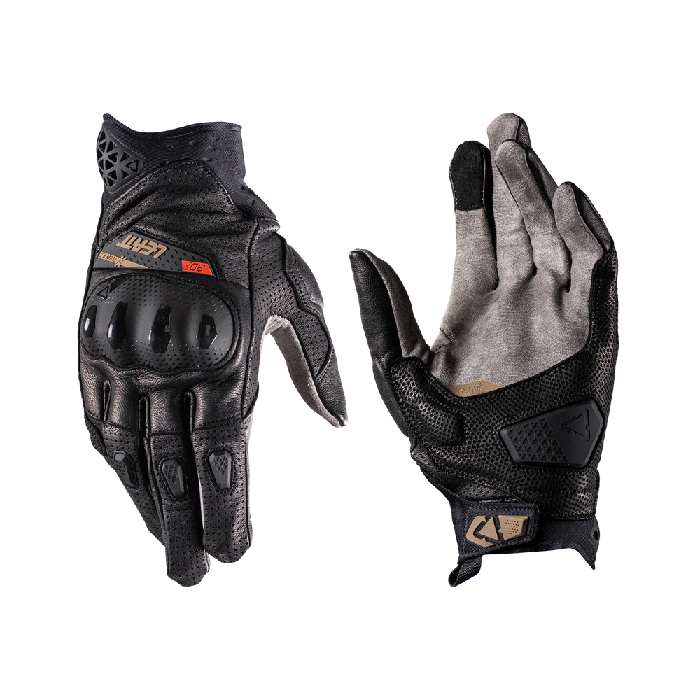 Leatt ADV X-Flow 8.5 Short Gloves - Stealth Black