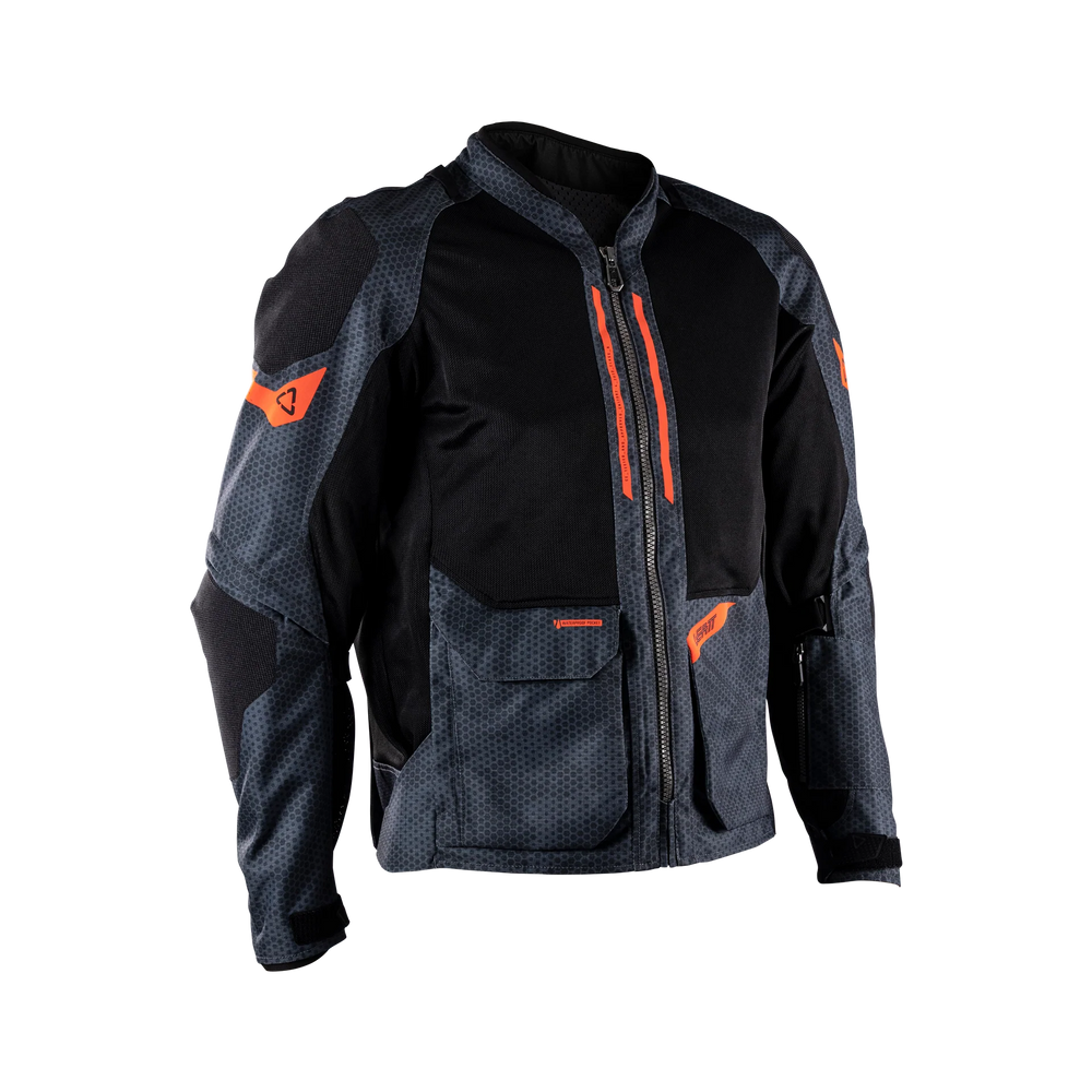 Leatt ADV FlowTour 4.5 Jacket Short - Iron Grey
