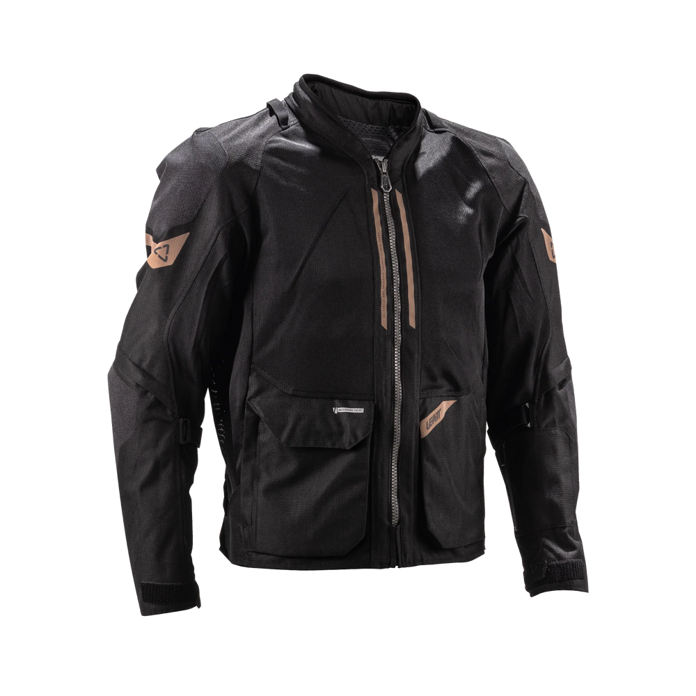 Leatt ADV FlowTour 4.5 Jacket Short - Stealth Black/Grey