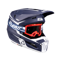 Leatt Kit Moto 3.5 Helmet with 3.5 Goggle Blue