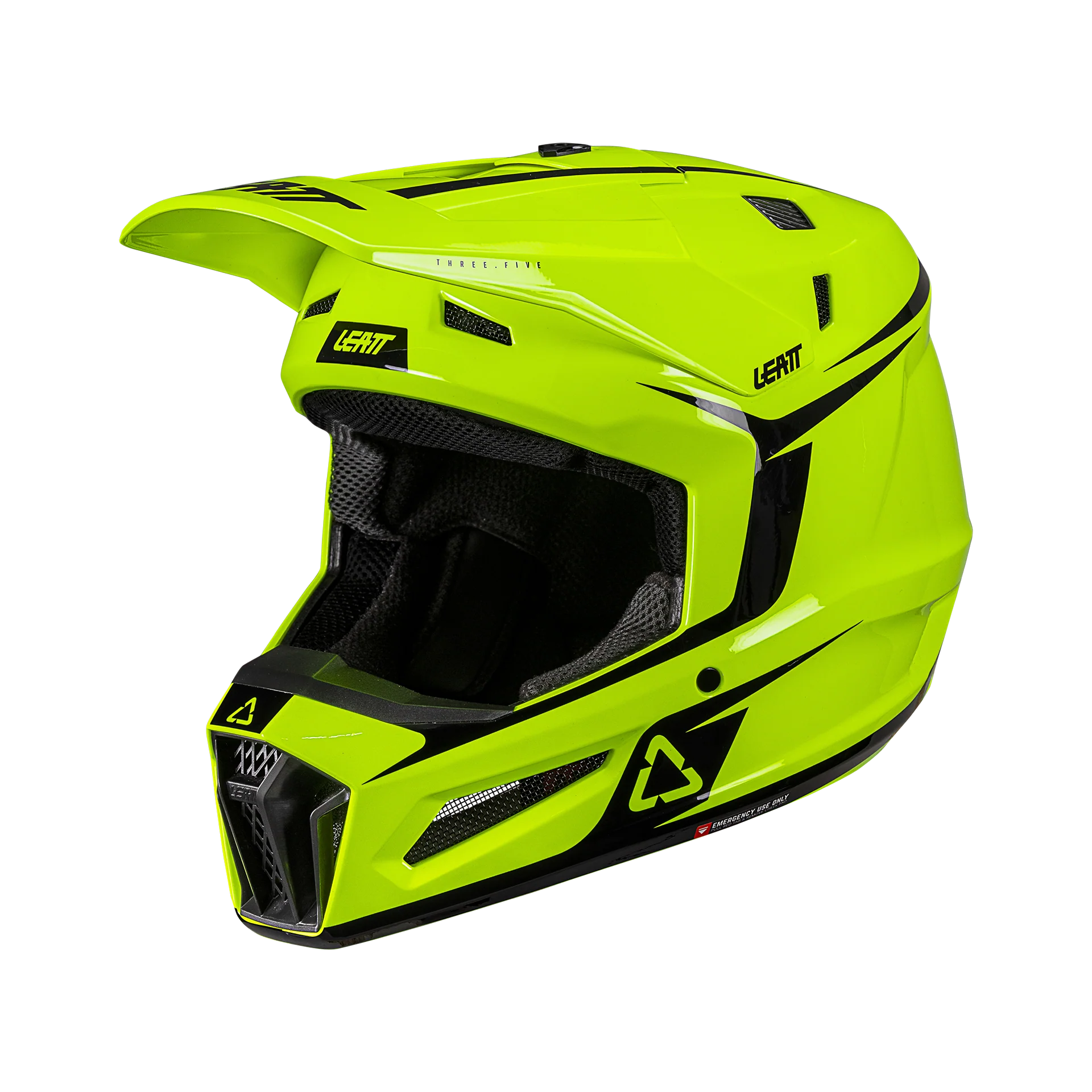 Leatt Kit Moto 3.5 Helmet with 3.5 Goggle Neon Yellow