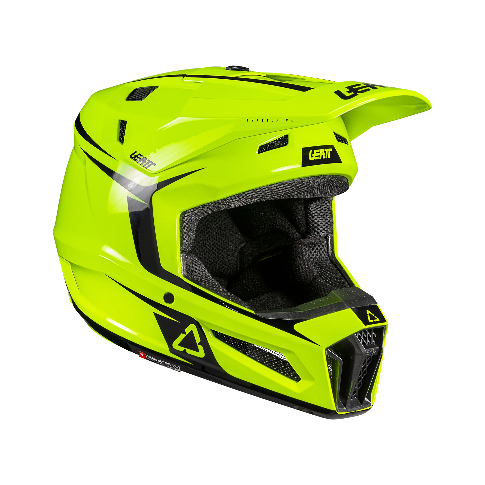 Leatt Kit Moto 3.5 Helmet with 3.5 Goggle Neon Yellow