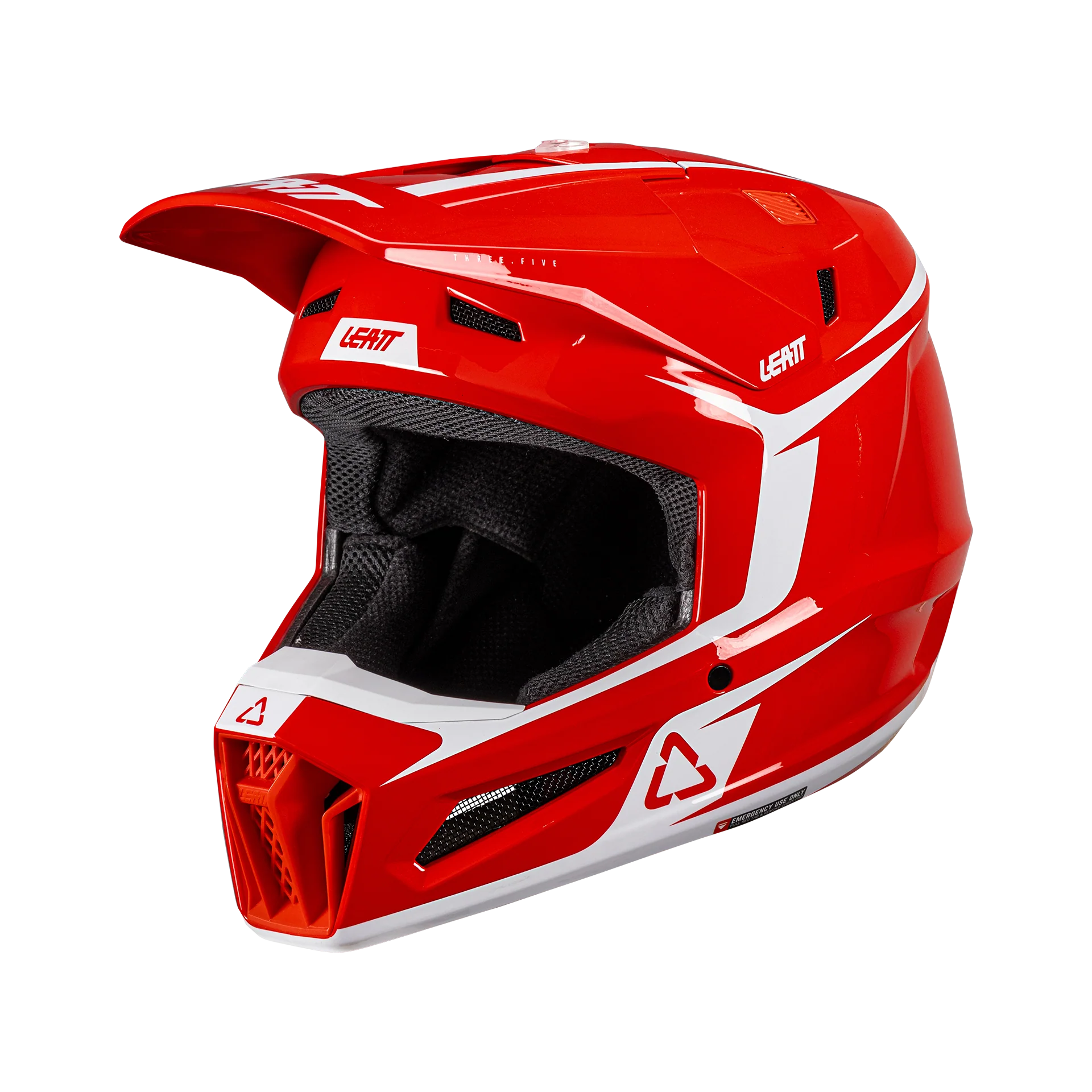 Leatt Kit Moto 3.5 Helmet with 3.5 Goggle Red