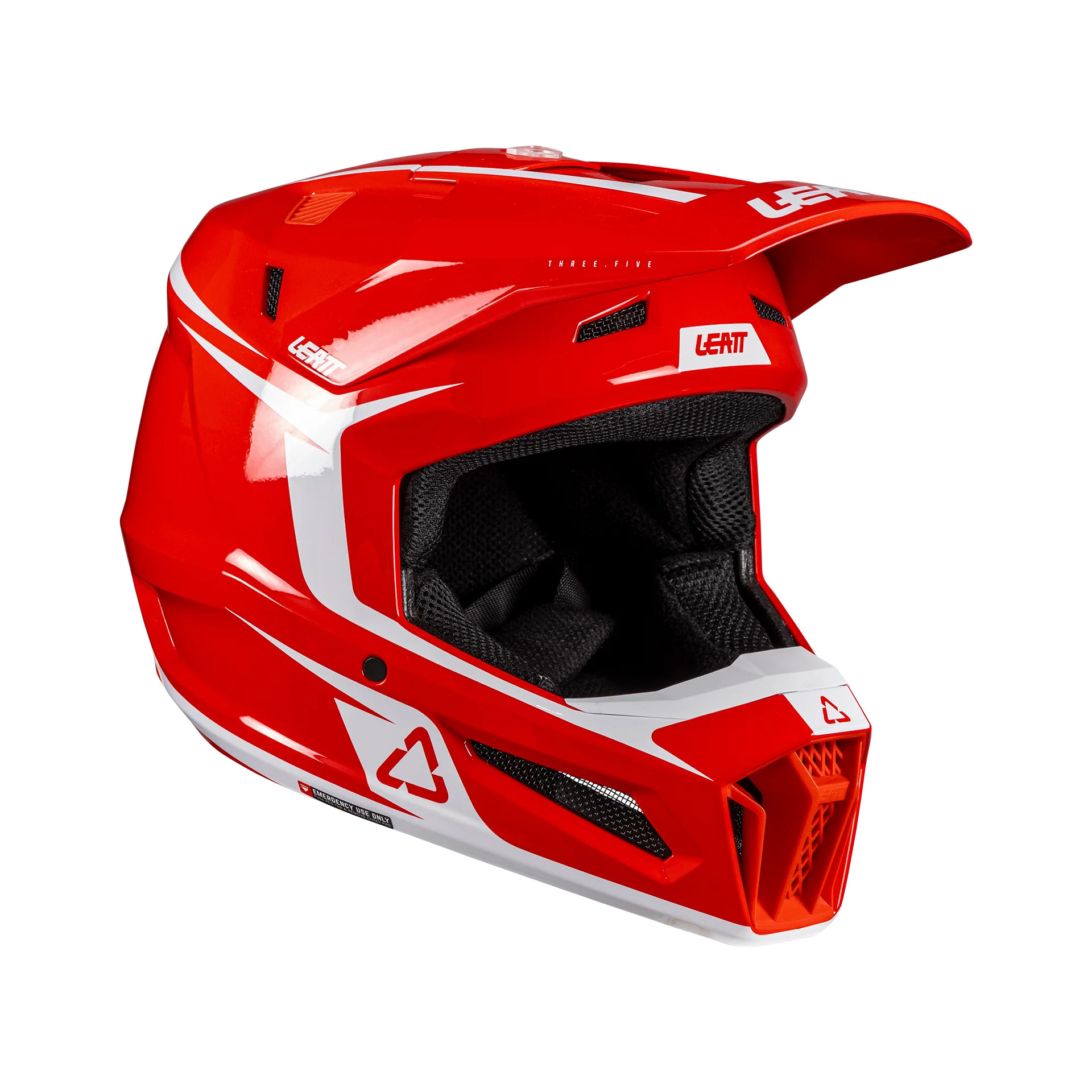Leatt Kit Moto 3.5 Helmet with 3.5 Goggle Red