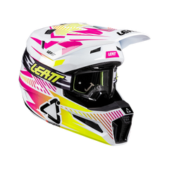 Leatt Kit Moto 3.5 Helmet with 3.5 Goggle Storm Pink