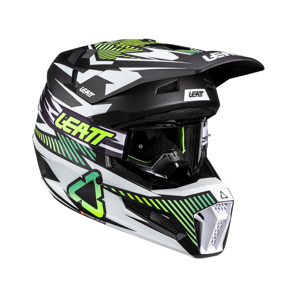 Leatt Kit Moto 3.5 Helmet with 3.5 Goggle Storm Teal