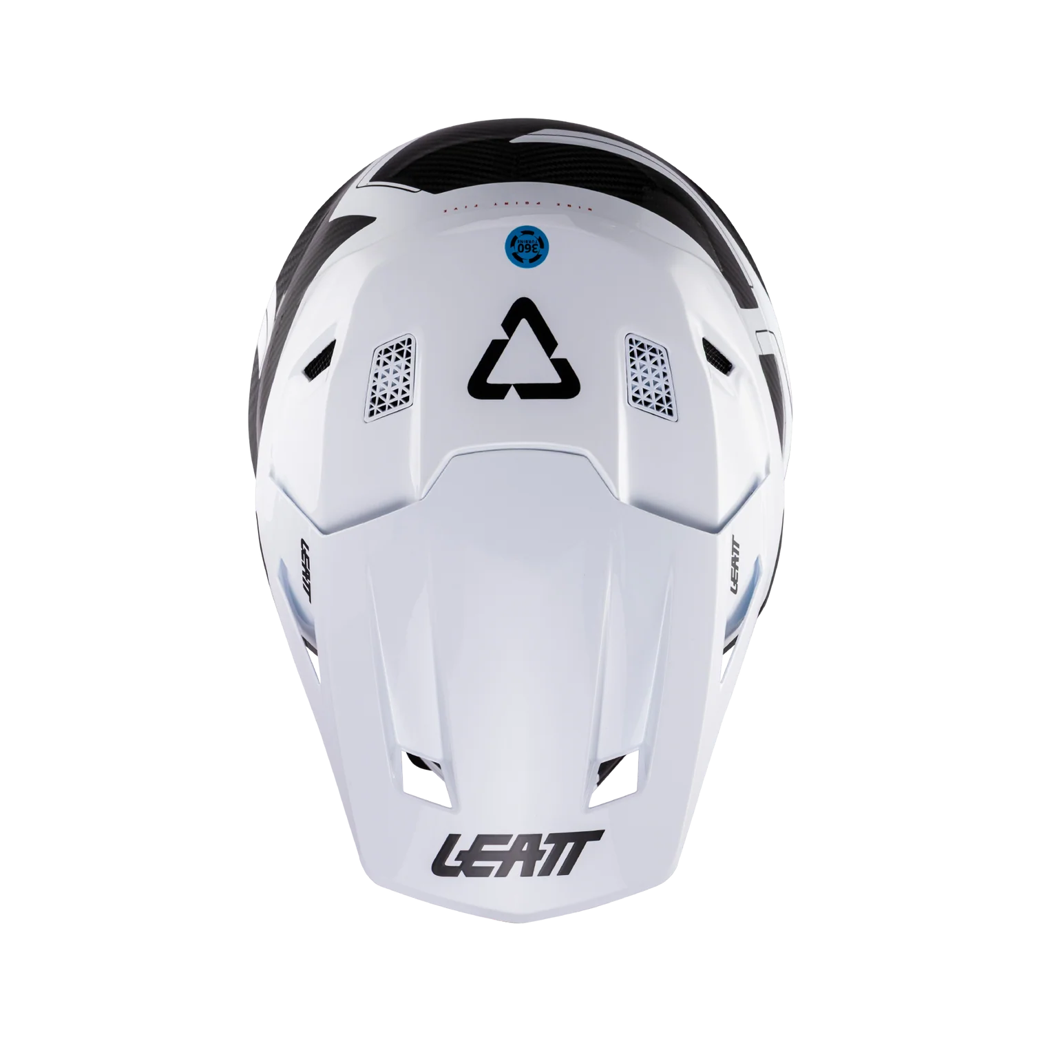 Leatt Kit Moto 9.5 Helmet with 6.5 Iriz Goggle Carbon/White
