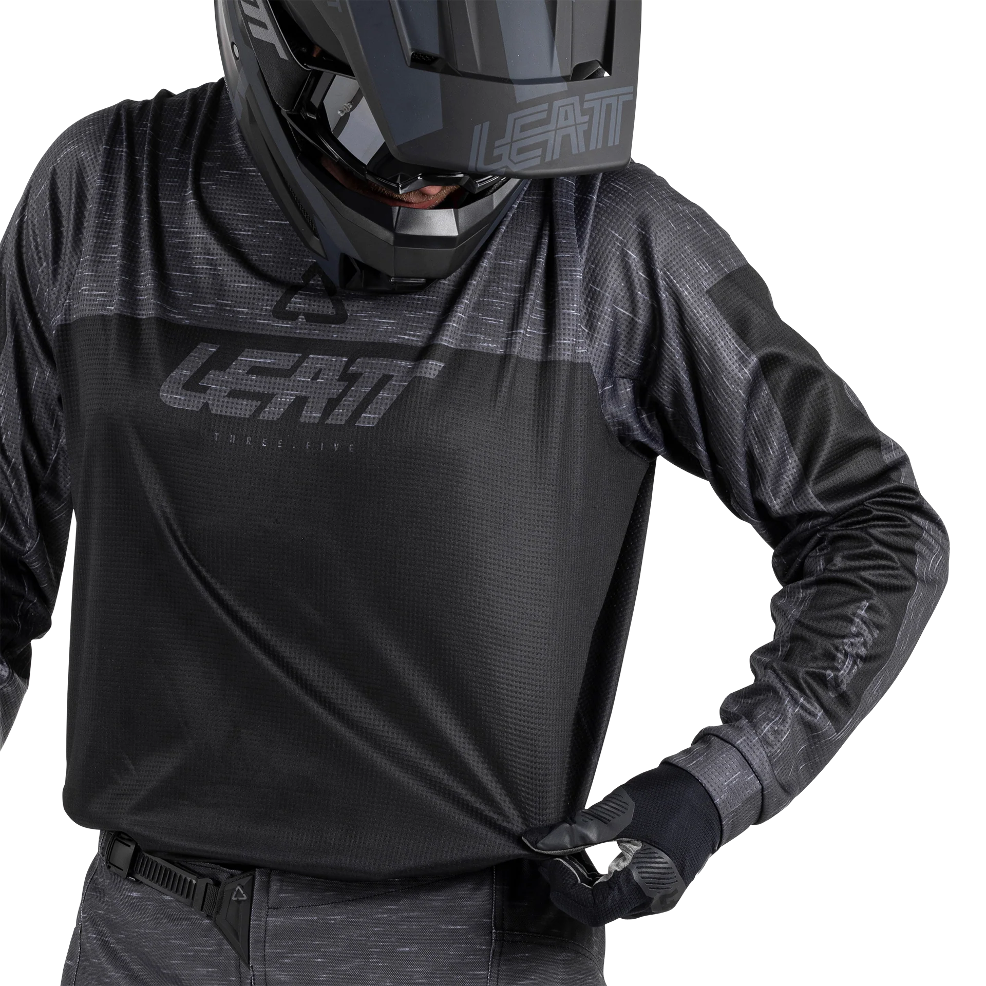 Leatt Moto 3.5 Jersey Stealth Black