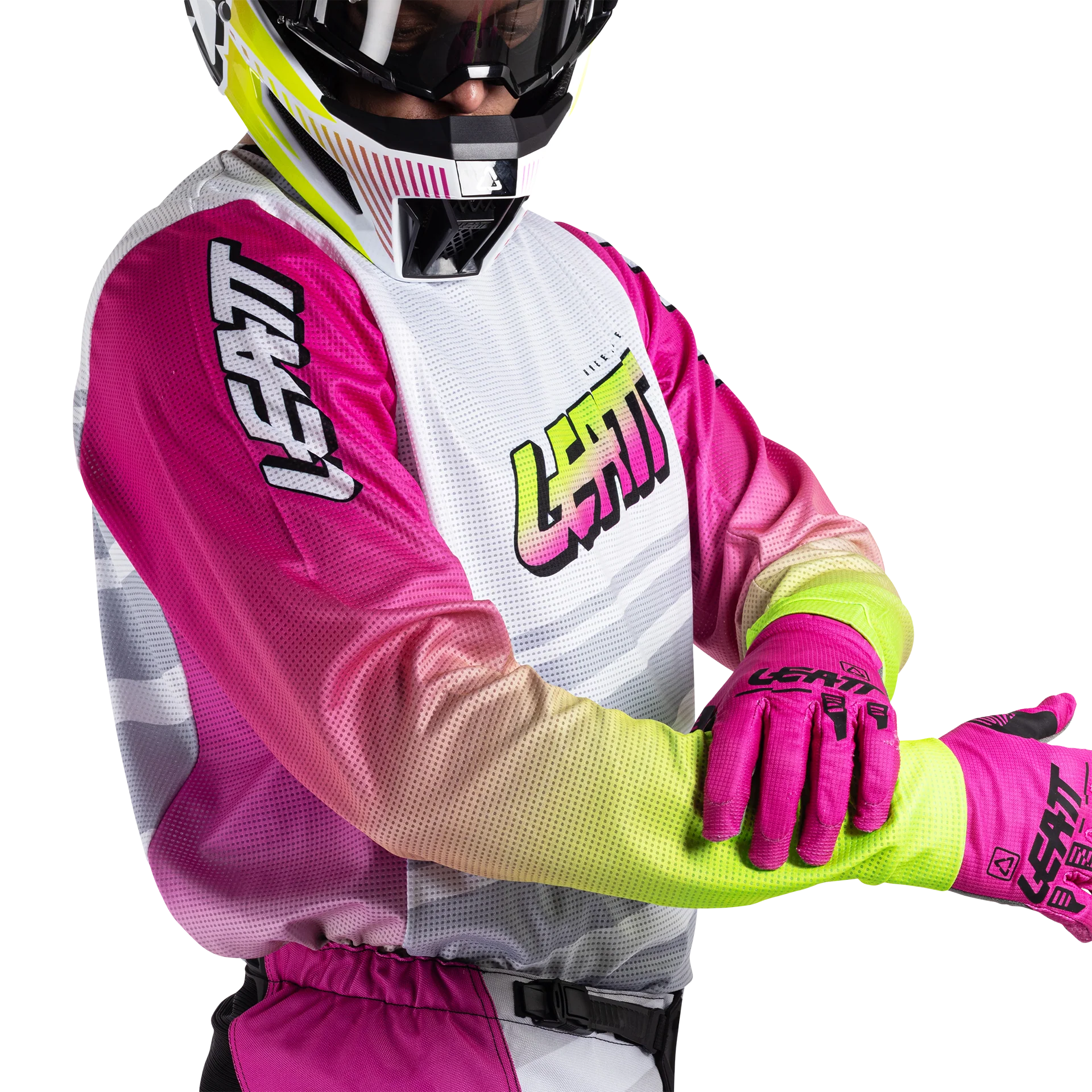 Leatt Moto 3.5 Jersey Retro Pink