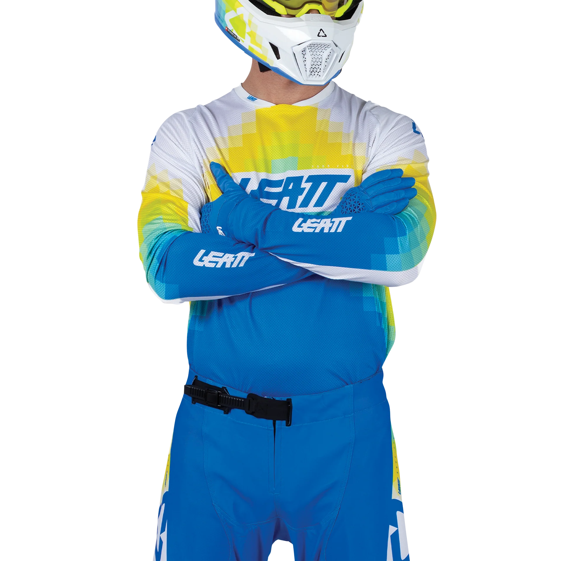 Leatt Moto 4.5 Lite Jersey Pixel Blue