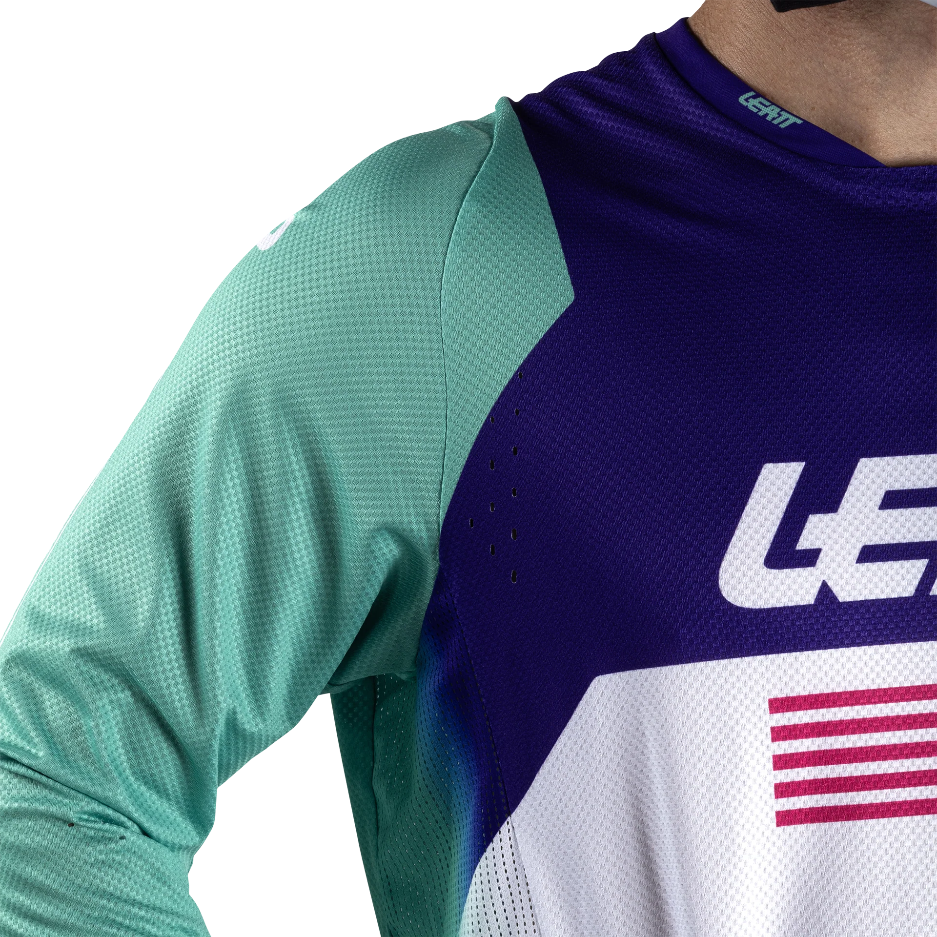 Leatt Moto 4.5 Lite Jersey Purple