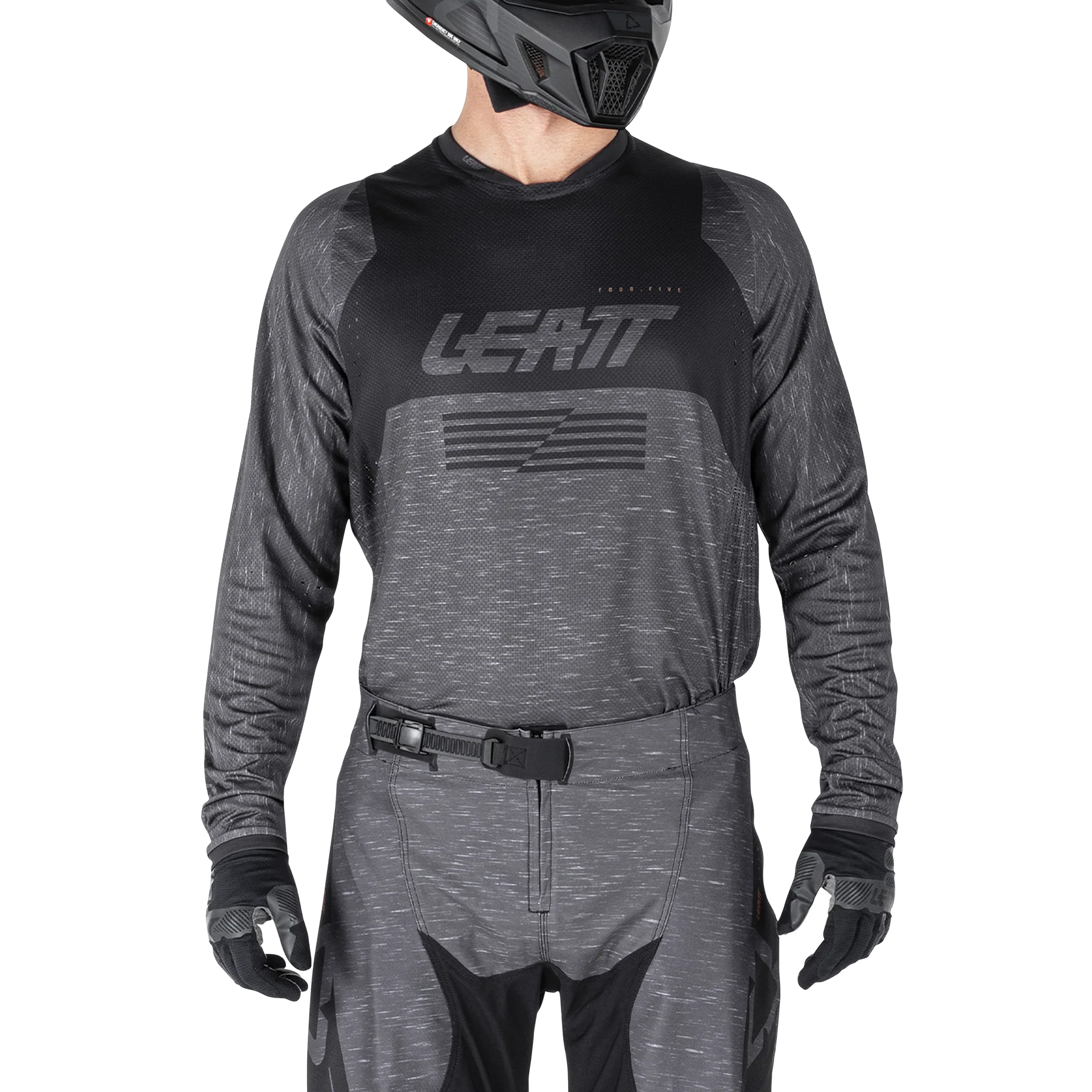 Leatt Moto 4.5 Lite Jersey Stealth Black