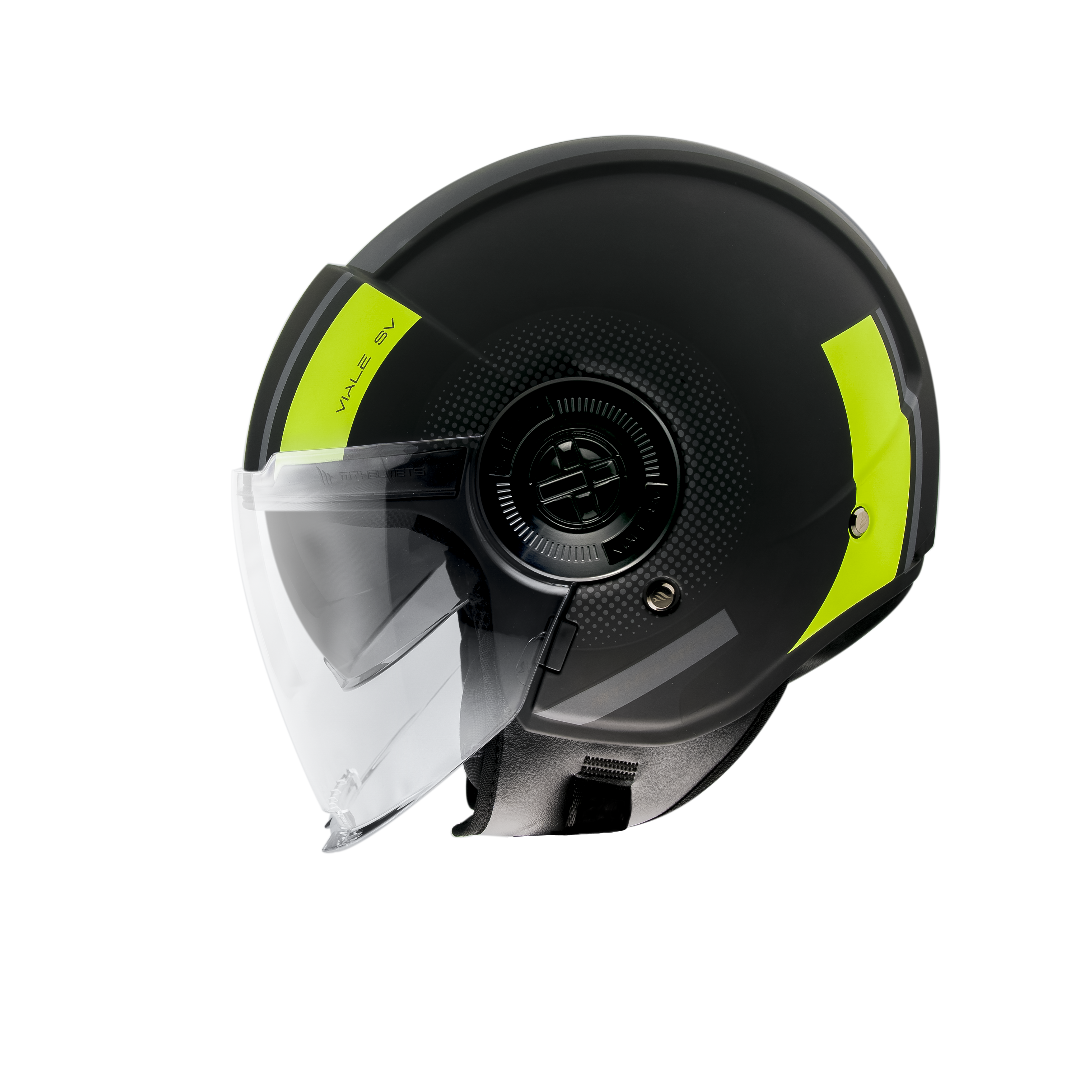 MT Helmets Viale SV Phantom C3 Matt Fluor Yellow Helmet