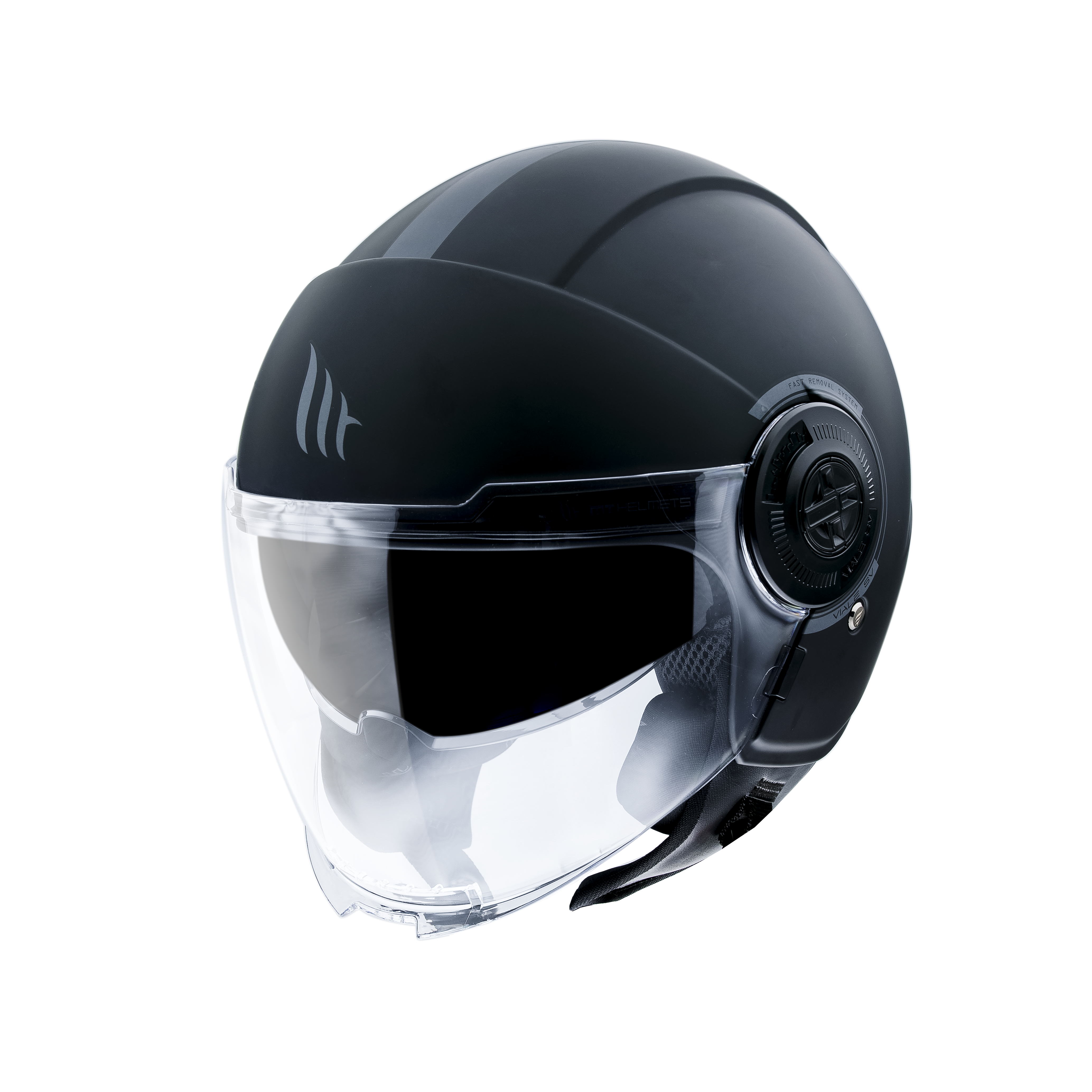 MT Helmets Viale SV Solid A1 Matt Black Helmet