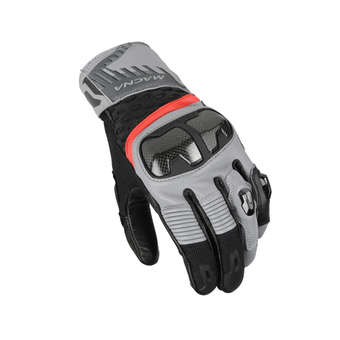 Macna Chizu Grey/Black/Red Glove (813)