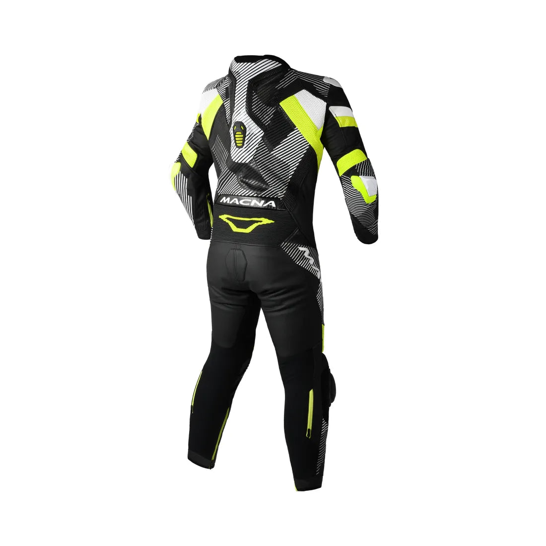 Macna Ignite 1 Piece Suit Yellow White (172)