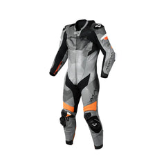 Macna Ignite 1 Piece Suit Grey Orange (813)
