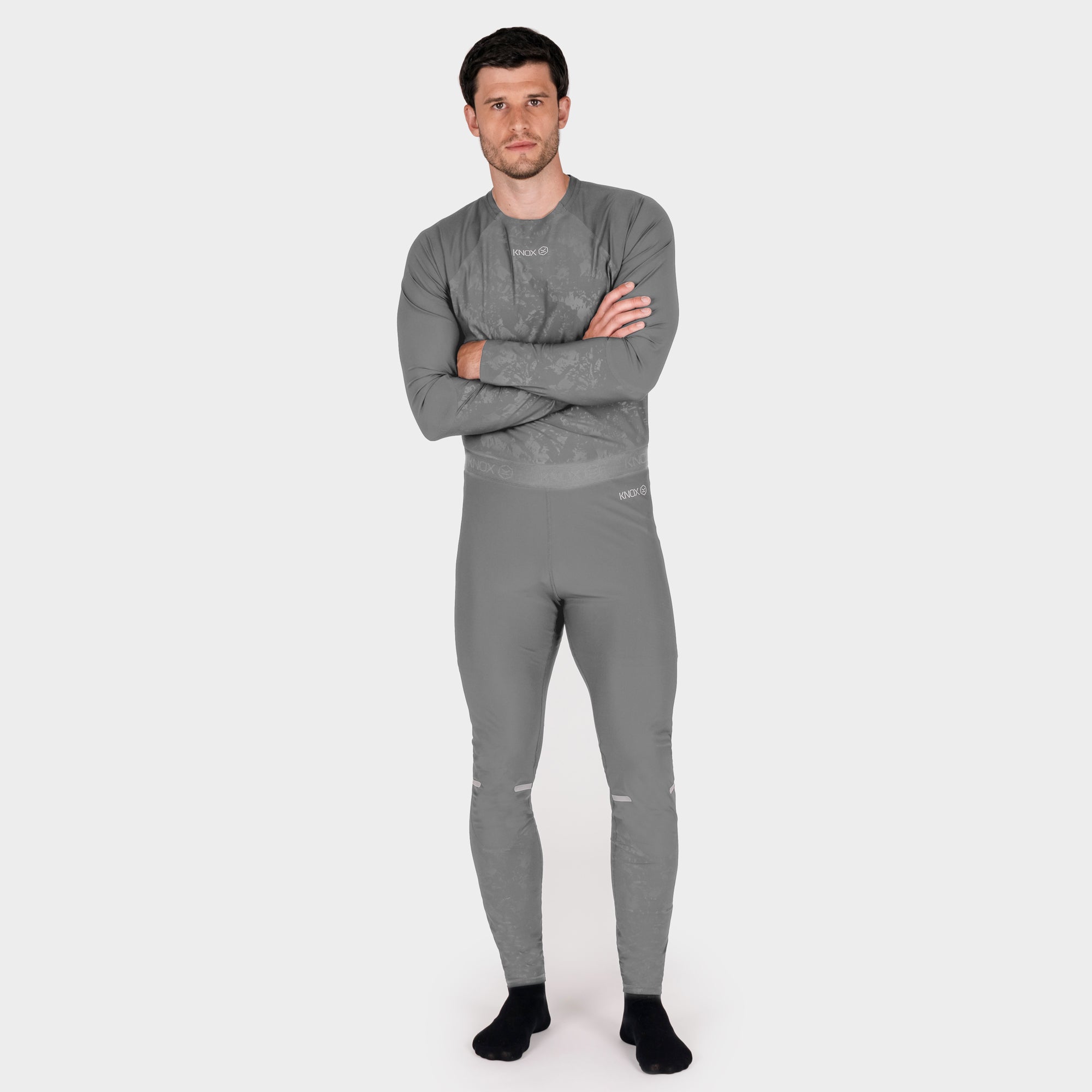 Knox Dual Active Unisex Base Layer Trousers – Grey