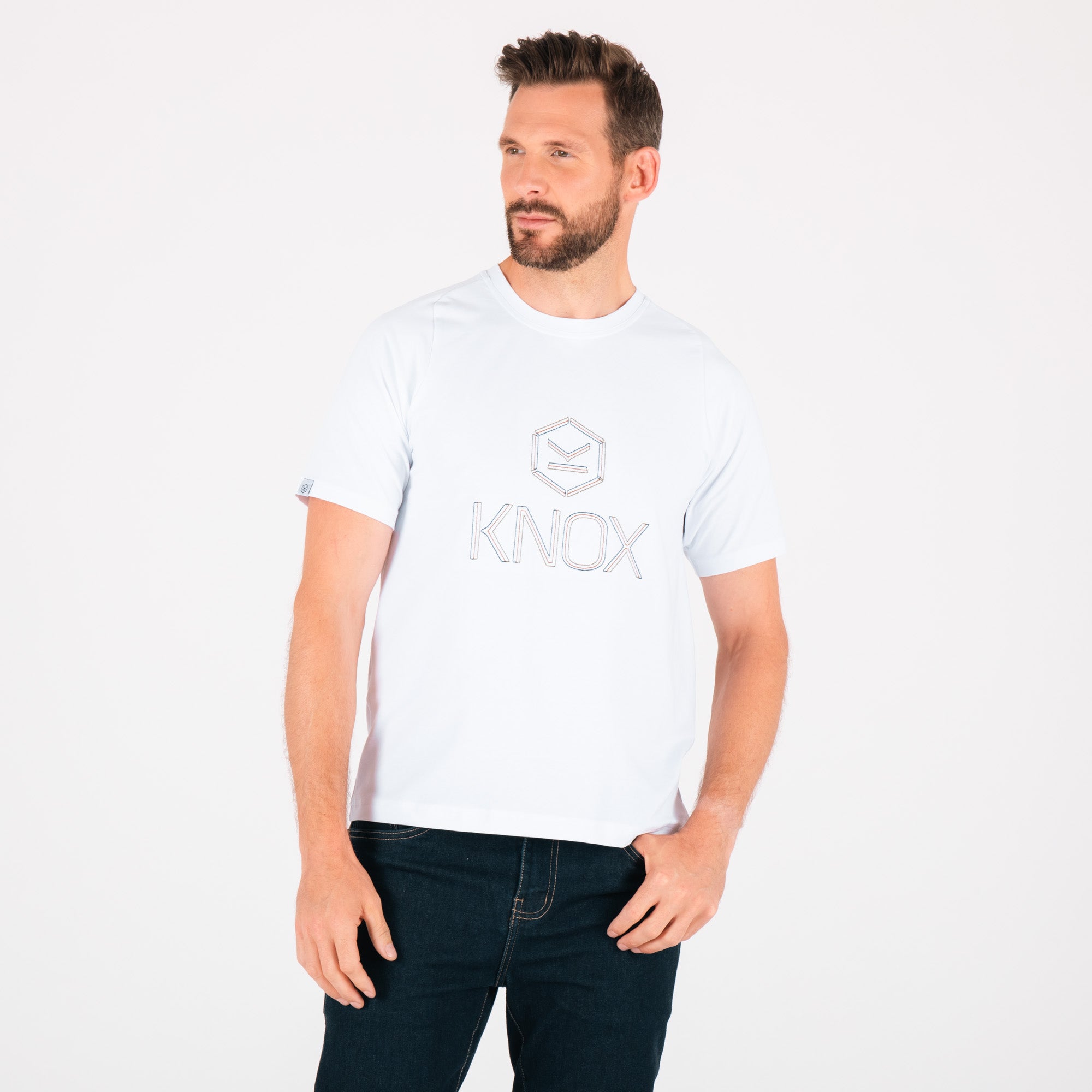 Knox Embriodery T-Shirt White